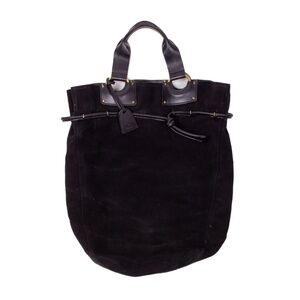 Gucci S/S 2002 RUNWAY Tom Ford Era Black Suede Leather Tote Bag